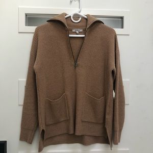 Madewell Glenbrook Half-Zip Pullover Sweater